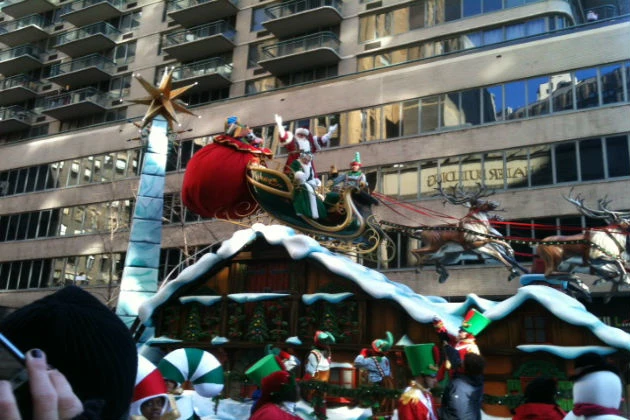 Santa! The last float of the Macy Day Parade Santa! The last float of the Macy Day Parade