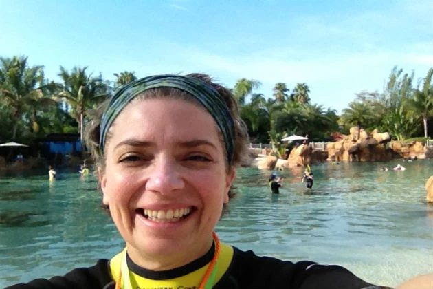 Lori Voornas at Discovery Cove Lori Voornas at Discovery Cove