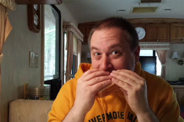 Jeff Eating Sandwich