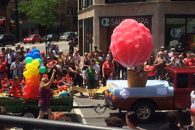 Fran Peabody float Fran Peabody float