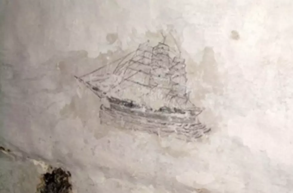 Jail Art at the LCHA Museum and Old Jail, Wiscasset, Maine