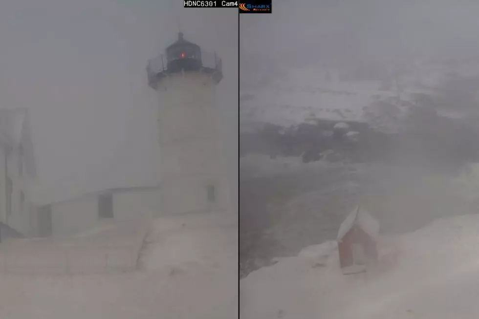Watch The Snowstorm Live at Historic Nubble Light in York, Maine