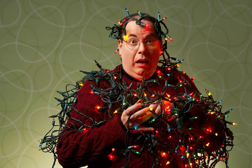Man attacked by Christmas lights